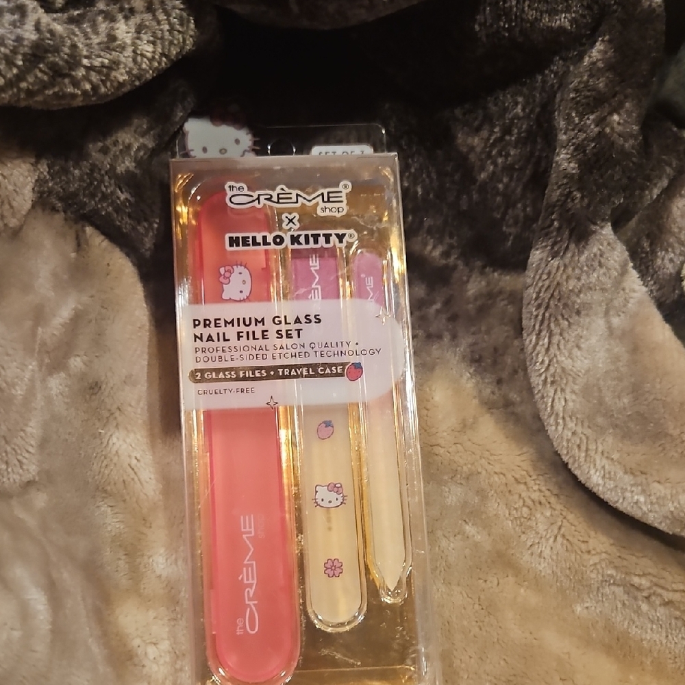Hello Kitty Premium Glass Nail File Set